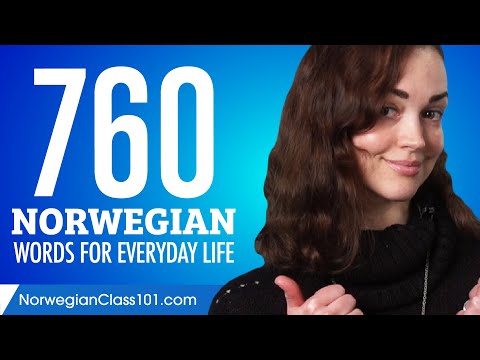 760 Norwegian Words for Everyday Life - Basic Vocabulary #38