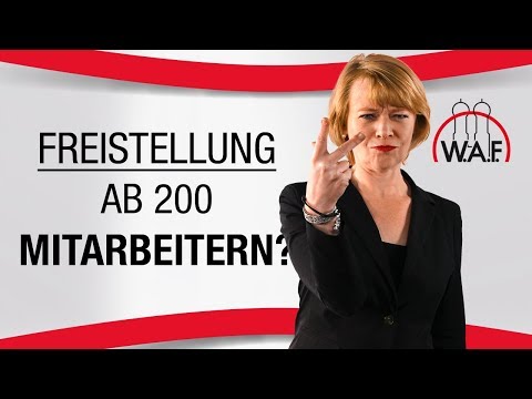 Ab 200 Arbeitnehmern gibt es vollständige Freistellungen, richtig? | Betriebsrat Video