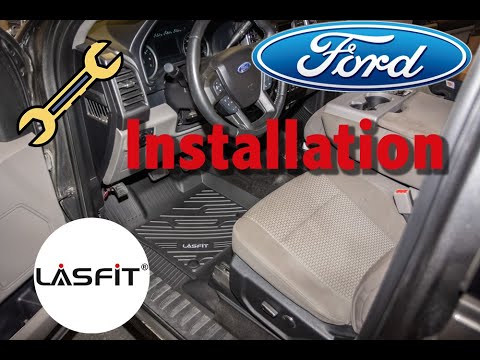 Lasfit Custom Fit All-Weather  Floor Liners For Ford F150 2015-2023