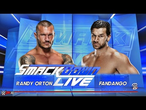 Smackdown Live August 2 2016 Randy Orton Vs Fandango WWE 2k16 Full Match 720p