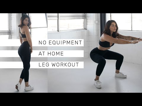 No Equipment Butt and Thigh Home Workout // Lower Body Workout thumnail