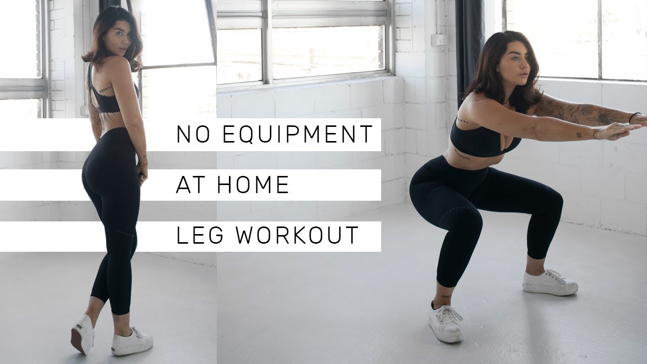 No Equipment Butt and Thigh Home Workout // Lower Body Workout thumnail