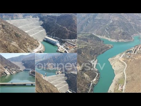 Pak metra larg pikës së vdekjes, Ora News sjell pamje me dron nga liqeni i Fierzës