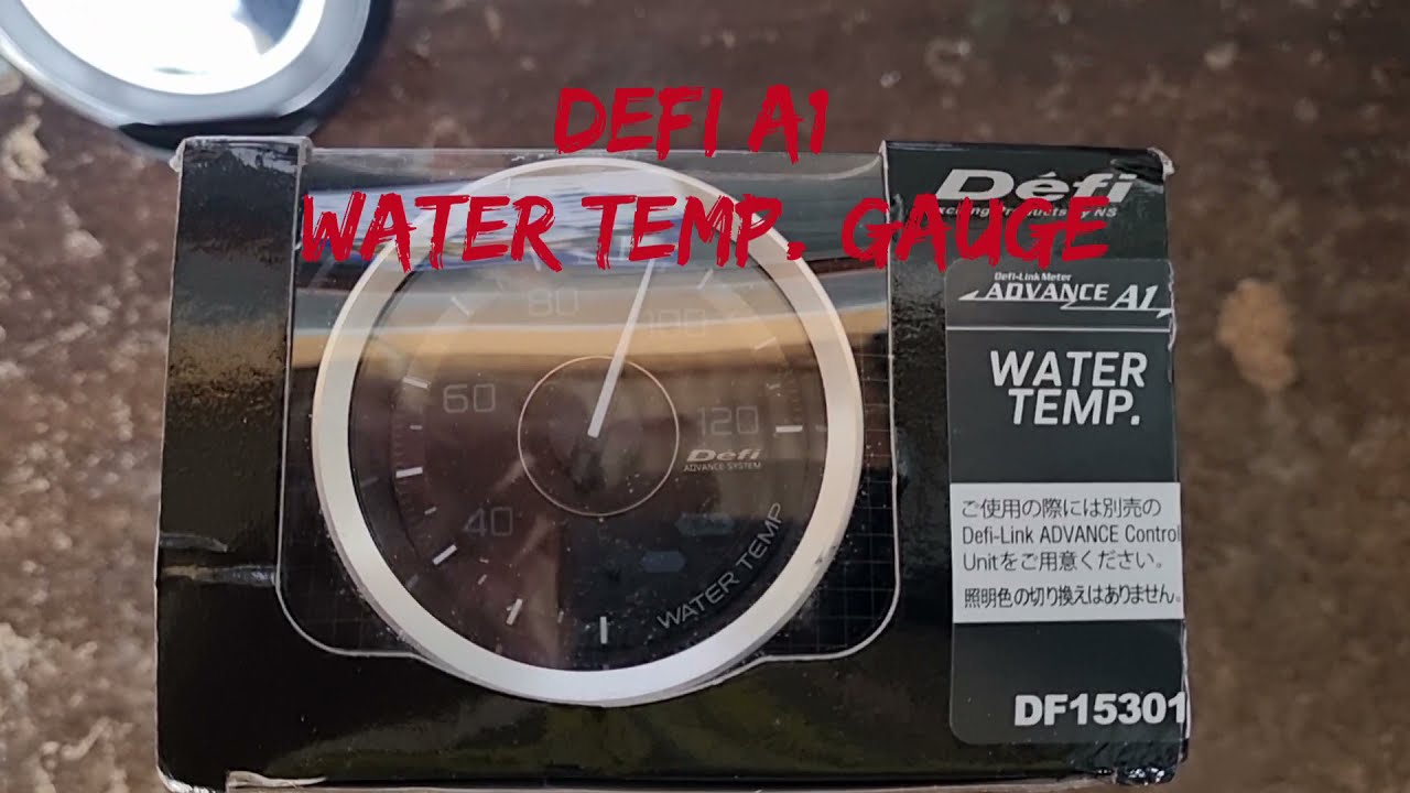 Defi  A1 water temp. gauge copy 1:1