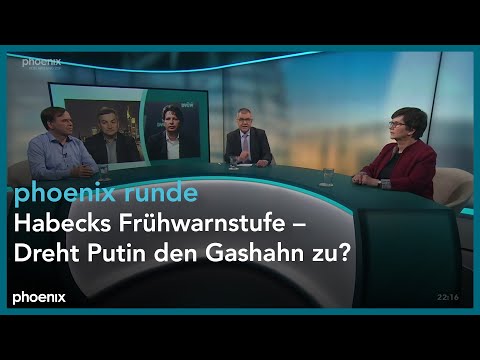 phoenix runde: Habecks Frühwarnstufe – Dreht Putin den Gashahn zu?