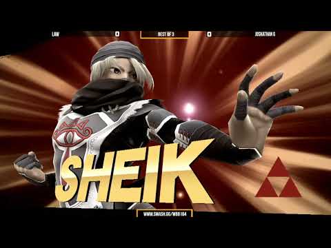WBB #104  Joshathan G (Diddy) vs Law (Sheik)   Round Robin Pool 4   Smash 4 Singles