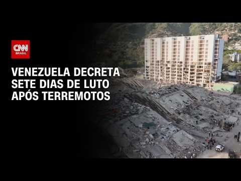 Terremotos na Venezuela: País decreta sete dias de luto nacional por vítimas | CNN PRIME TIME