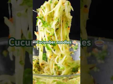 How to make Cucumber noodles 🥗