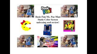 Ms. Pac-Man unboxing and Review from Basic Fun