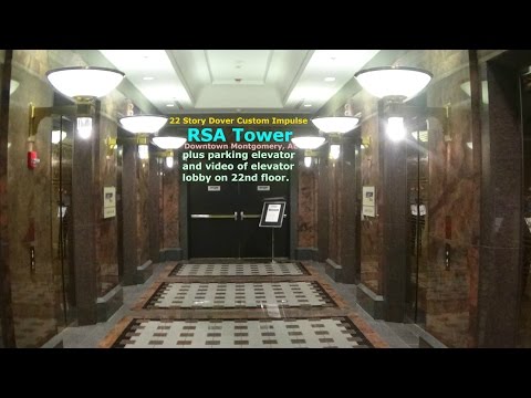 22 Story Dover Custom Impulse Elevators - RSA Tower - Downtown Montgomery, AL