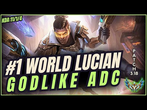 #1 World Challenger Lucian ADC vs Tristana | Challenger Pro Gameplay | S13 Patch 13.18