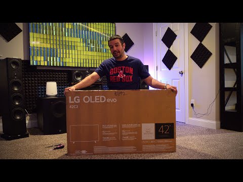 42"LG C2 Unboxing | Setup | Demo!