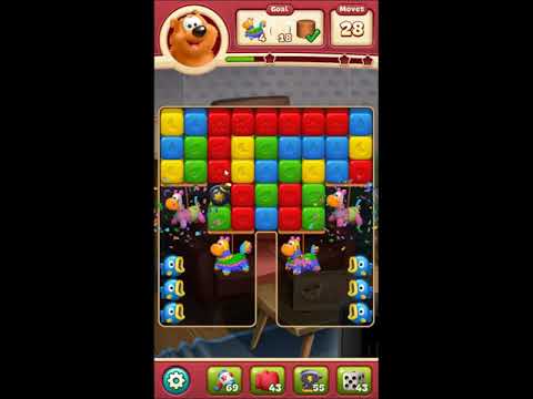 Toon Blast Level 2869 - NO BOOSTERS 🐻🐺🐱 | SKILLGAMING ✔️