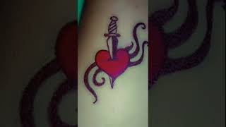 ‎@tattoospecialist1706  how to make broken heart tattoo #shorts #shortviralvideo #shortvideo #short