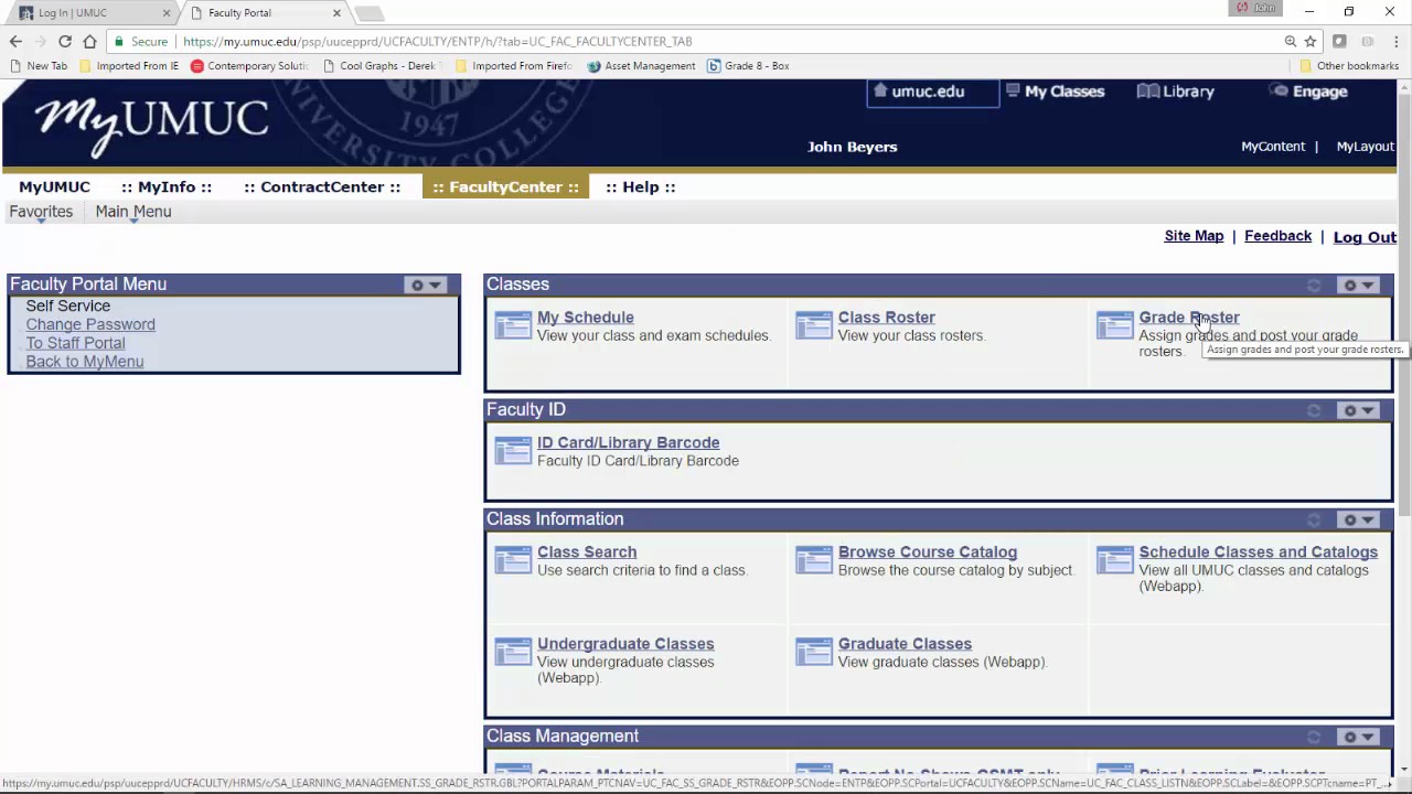 Posting Grades to People Soft