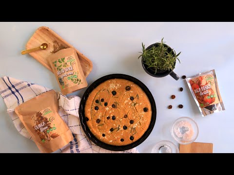 Rawfoodshop - Kikärts- & Quinoabröd med Incabär