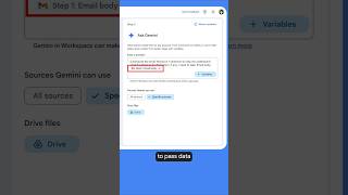 How to pass data in a flow in Google Workspace Studio