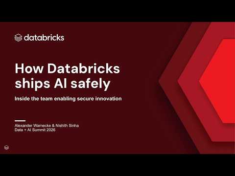 Watch: How Databricks Ships AI Safely: Inside the Team Enabling Secure Innovation