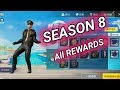PUBG Mobile Season 8 Royal Pass All Rewards / Kumari Gamer