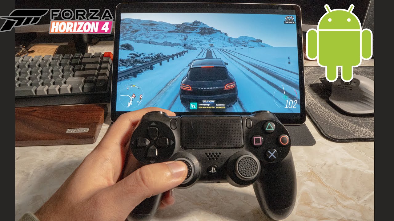 How To Play Forza Horizon 4 On a Tablet! Samsung Galaxy Tab S7+ Plus Paired With Controller!