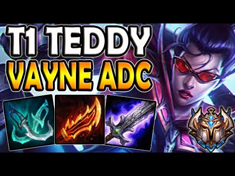 T1 Teddy VAYNE ADC vs VARUS - Lol Ranked Korea ✔️