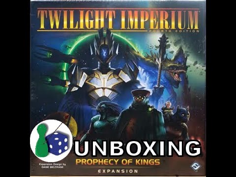 Twilight Imperium 4th Edition, Prophecy of Kings - unboxing
