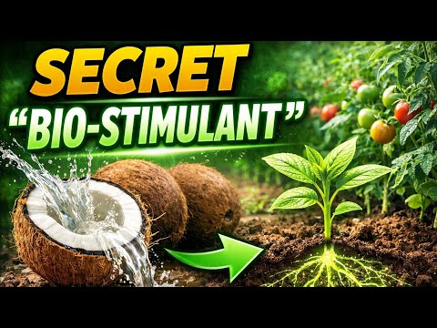 Extreme growth HACK! Coconut water! The world's best bio-stimulant! 