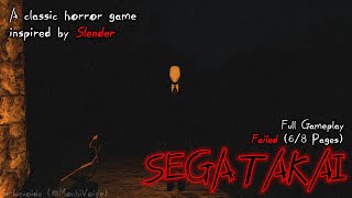 Segatakai (背が高い) Classic Indie-Horror | (Gameplay + Commentary)