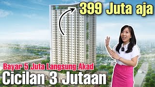 APARTEMEN CICILAN 3 JUTAAN DEKET KE JAKARTA DAPET FULL FURNISH LAGI ! METRO GARDEN APARTMENT