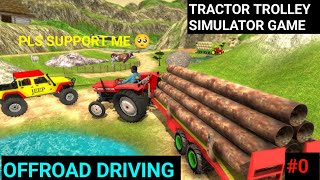 Most Difficult Hill Cargo Mission 🚜😱 | Tractor Trolley Simulator Gameplay 2