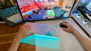Teclado Híbrido Logitech G512X com Switch TMR Analógico