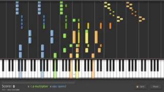 (Synthesia Piano) Fuego by Bond, Four hands on one keyboard