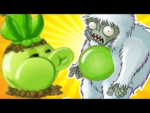 Pea Pod Pvz 2 Vs Treasure Yeti Zomboss In  Plants vs. Zombies 2: Gameplay 2016