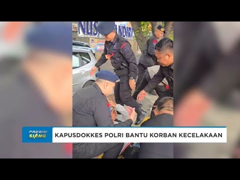 KAPUSDOKKES POLRI BANTU KORBAN KECELAKAAN