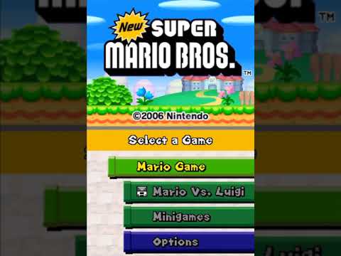 New Super Mario Bros. DS Title Screen