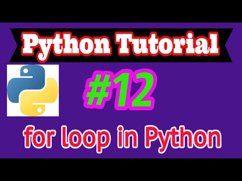 Python Tutorial In Hindi 12 For Loop Using Python