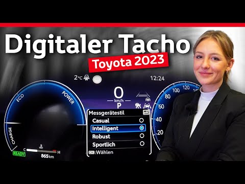 Toyota digitaler Tacho 2023 - Tutorial und Review