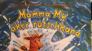 Mamma Mu åker rutschkana