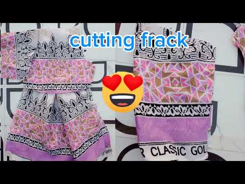 fraka ki cutting fashion desighning princess fraka 2024#viral😛