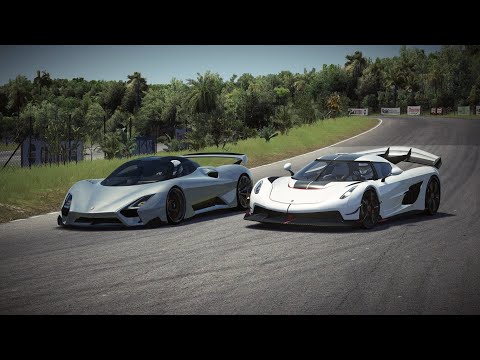 Koenigsegg Jesko vs SSC Tuatara Track Edition