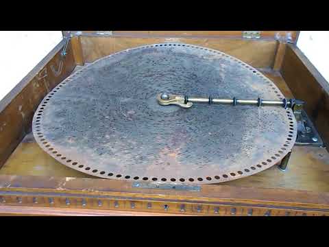 Euphonion (Polyphon, Symphonion) Music Box with 19 5/8" disc
