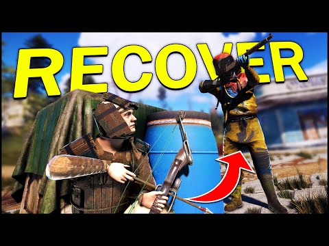 RECOVERING from an OFFLINE RAID! - Rust Solo #2