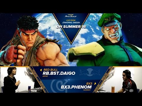 SFV: RB.BST.Daigo vs BX3.Phenom - Dreamhack Summer 2016 Top 8 - CPT 2016