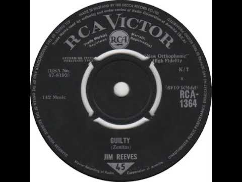 UK New Entry 1963 (225) Jim Reeves - Guilty