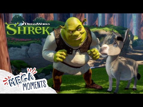 Shrek Meets Donkey! ???? | Shrek | Extended Preview | Movie Moments | Mega Moments