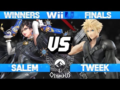 Olympus - Tweek (Cloud) vs Salem (Bayonetta) - SSB4 Winners Finals - Smash Wii U