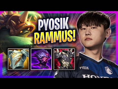 PYOSIK IS A GOD WITH RAMMUS! - KT Pyosik Plays Rammus JUNGLE vs Bel'veth! | Season 2023