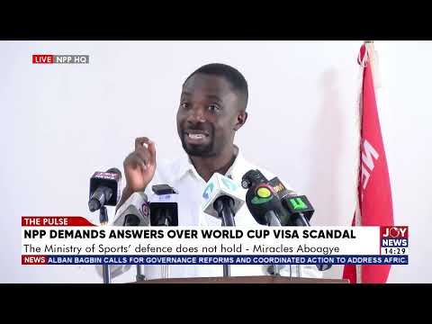 NPP Presser: The Ministry of Sports’ defence does not hold - Dennis Miracles Aboagye.