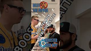 Beyblade battle for a Pokemon booster box! Let it rip! #pokemon #beyblade #pokemoncards