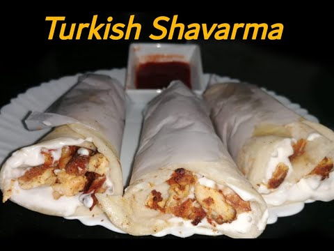തൂർകിഷ് ചിക്കൻ ഷവർമ വീട്ടിൽ തയ്യാറാക്കാം| Turkish Shawarma| kuboos recipe in Malayalam Ep : 41